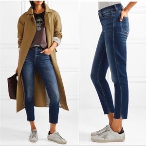 L’Agence Nicoline High Rise Slim Skinny Cropped Jeans